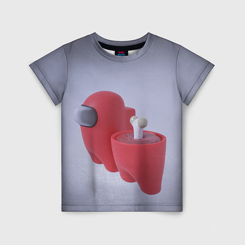 Детская футболка Among Us - Human / 3D-принт – фото 1