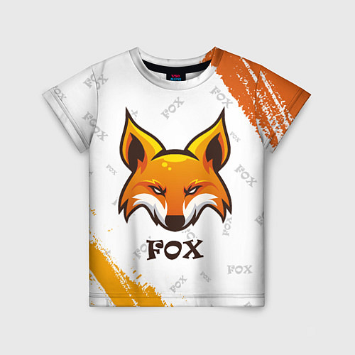 Детская футболка FOX / 3D-принт – фото 1