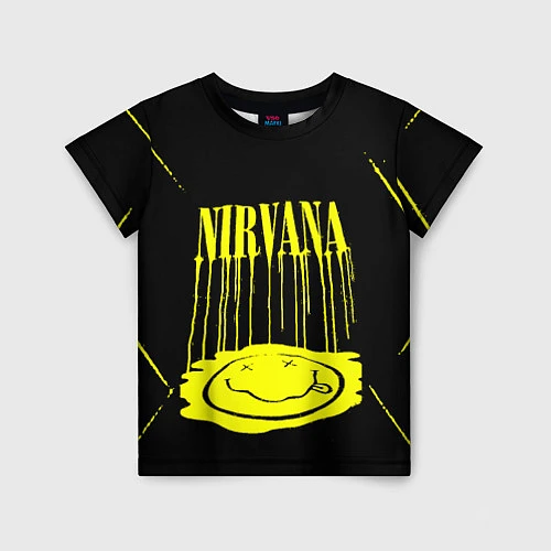 Детская футболка NIRVANA / 3D-принт – фото 1