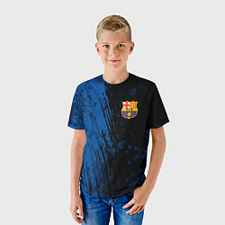 Футболка детская FC Barcelona ФК Барселона, цвет: 3D-принт — фото 2