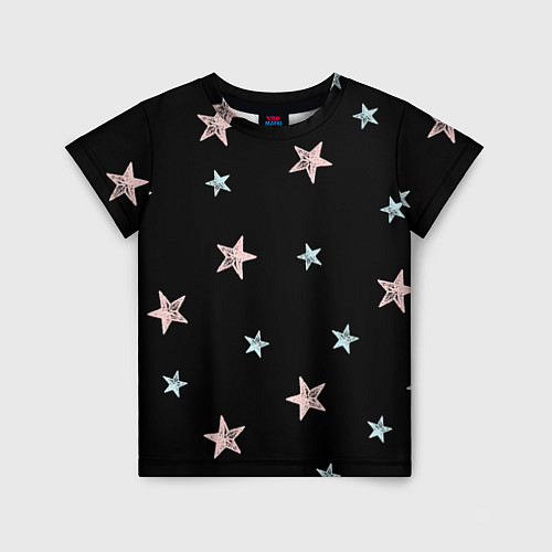 Детская футболка Звездопад / 3D-принт – фото 1