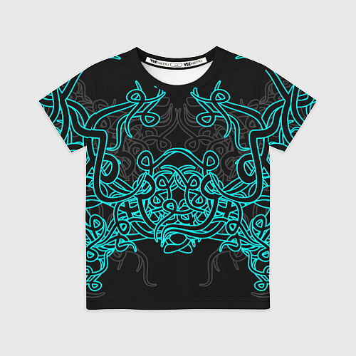 Детская футболка Узоры магия / 3D-принт – фото 1