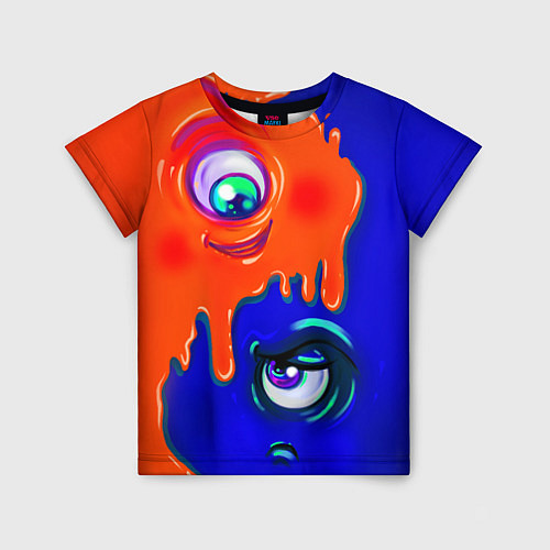 Детская футболка FUNNY EYES / 3D-принт – фото 1