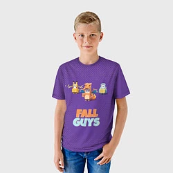 Футболка детская Fall Guys, цвет: 3D-принт — фото 2