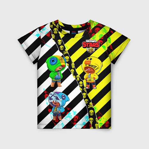 Детская футболка Brawl STARS OFF-WHITE / 3D-принт – фото 1