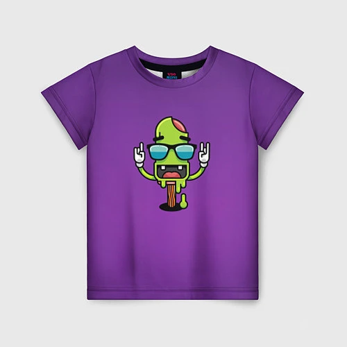 Детская футболка Безумное эскимо / 3D-принт – фото 1