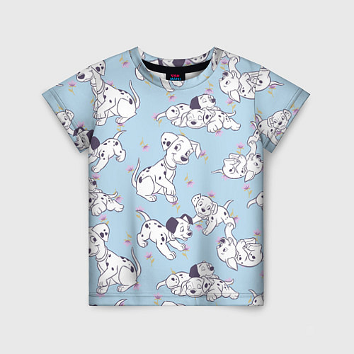 Детская футболка 101 Dalmatians / 3D-принт – фото 1
