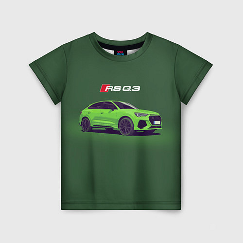 Детская футболка AUDI RS Q3 Z / 3D-принт – фото 1