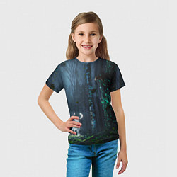 Футболка детская Олень, цвет: 3D-принт — фото 2