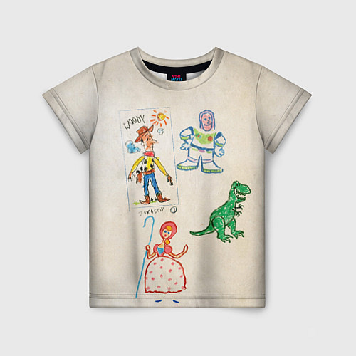 Детская футболка История Игрушек / 3D-принт – фото 1