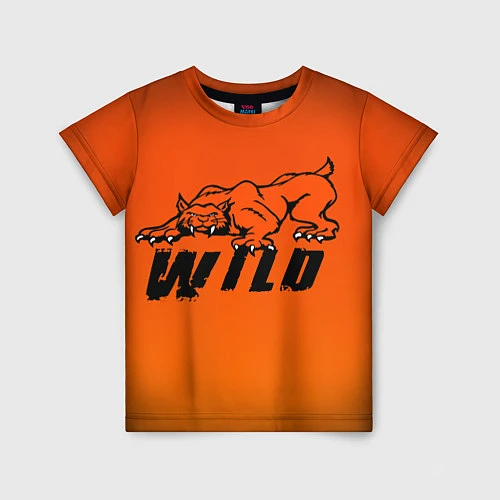 Детская футболка WildДикий / 3D-принт – фото 1