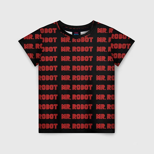 Детская футболка Mr Robot / 3D-принт – фото 1