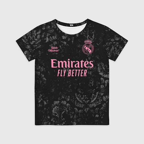 Детская футболка REAL MADRID, резервная 2021 / 3D-принт – фото 1