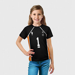 Футболка детская Форма капитана Haikyuu!!, цвет: 3D-принт — фото 2