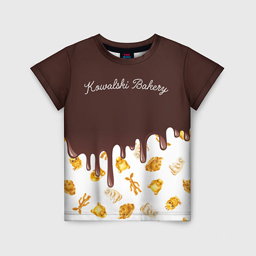 Детская футболка Kowalski Cookie in Chocolate / 3D-принт – фото 1