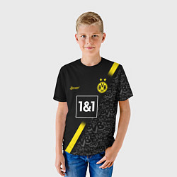 Футболка детская BORUSSIA выездная сезон 2021, цвет: 3D-принт — фото 2