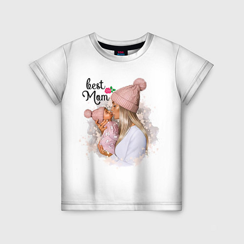 Детская футболка Best Mom / 3D-принт – фото 1
