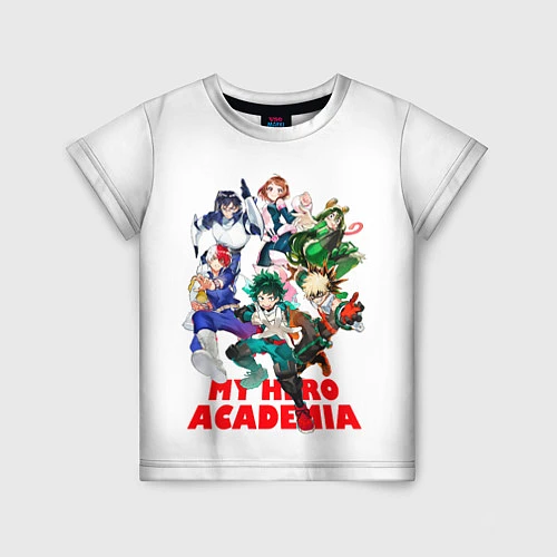 Детская футболка Моя геройская академия / 3D-принт – фото 1