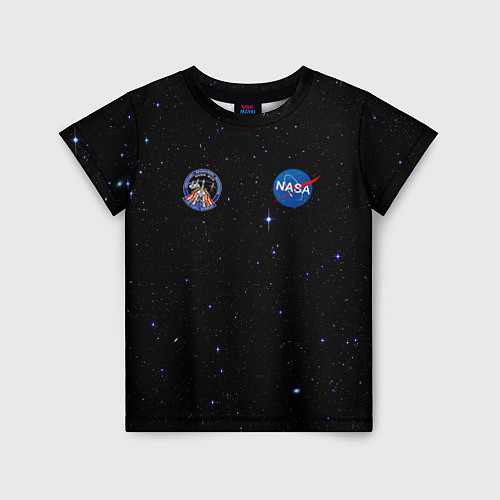 Детская футболка NaSa Space Космос Наса / 3D-принт – фото 1