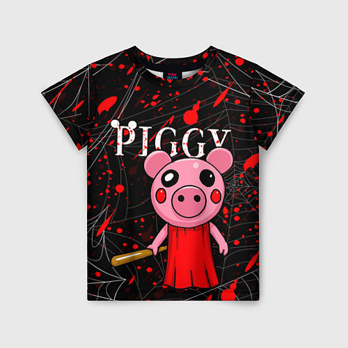 Детская футболка ROBLOX PIGGY / 3D-принт – фото 1