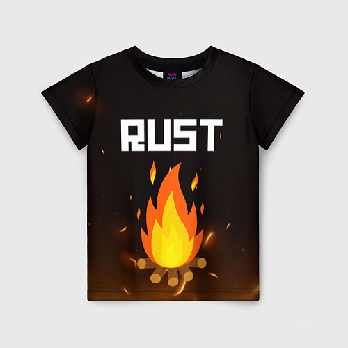 Детская футболка RUST / 3D-принт – фото 1
