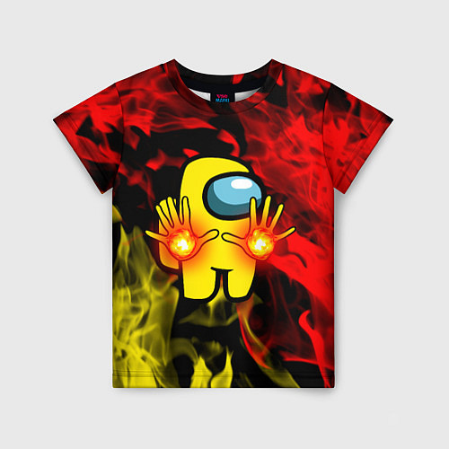 Детская футболка Маг огня Among us / 3D-принт – фото 1