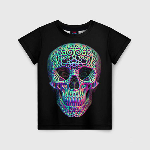 Детская футболка 3D Skull / 3D-принт – фото 1