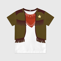 Футболка детская Ковбой, цвет: 3D-принт