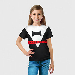 Футболка детская Hitman III, цвет: 3D-принт — фото 2