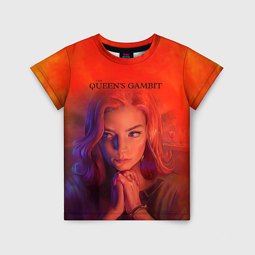 Детская футболка Queens Gambit Ход Королевы / 3D-принт – фото 1