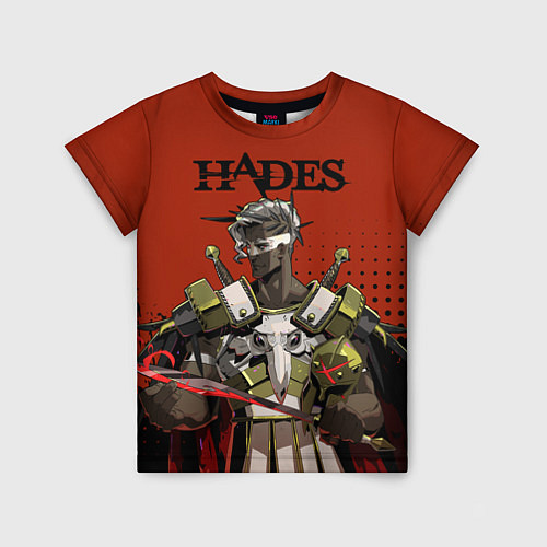 Детская футболка Hades - Арес / 3D-принт – фото 1