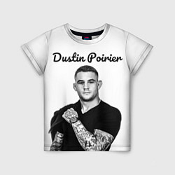 Футболка детская Dustin Poirier, цвет: 3D-принт