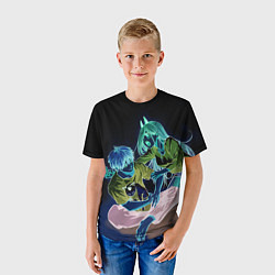 Футболка детская Человек Бензопила, цвет: 3D-принт — фото 2