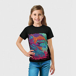 Футболка детская Hyper beast art, цвет: 3D-принт — фото 2