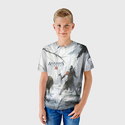 Футболка детская Assassin’s Creed 3, цвет: 3D-принт — фото 2