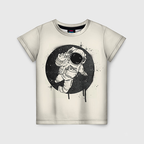 Детская футболка Тёмный космос / 3D-принт – фото 1