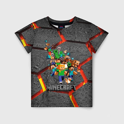 Детская футболка MINECRAFT МАНКРАФТ / 3D-принт – фото 1