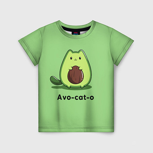 Детская футболка Avo - cat - o / 3D-принт – фото 1