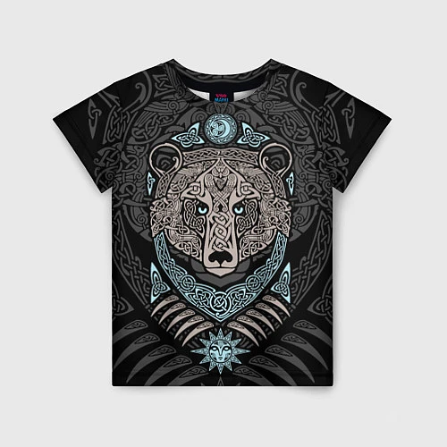 Детская футболка Медведь / 3D-принт – фото 1