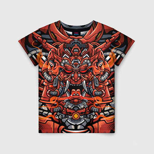 Детская футболка Cyber Samurai / 3D-принт – фото 1