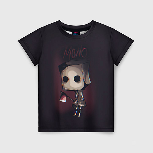 Детская футболка Little Nightmares 2 mono / 3D-принт – фото 1