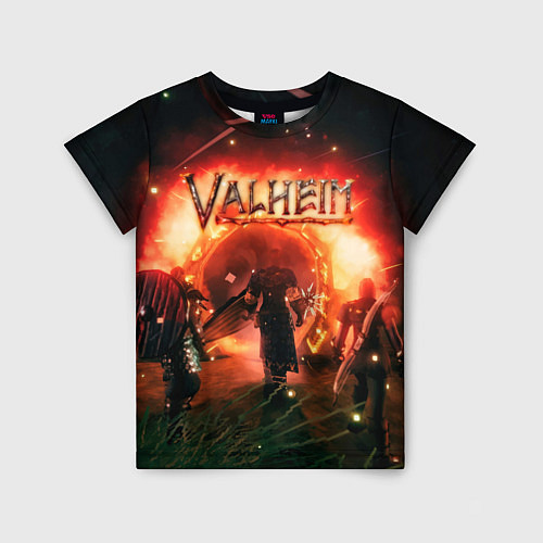 Детская футболка Valheim / 3D-принт – фото 1