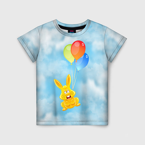 Детская футболка Харитон на воздушных шариках / 3D-принт – фото 1