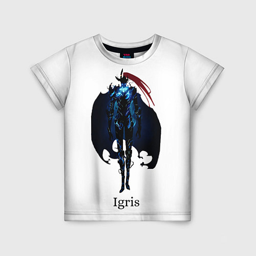 Детская футболка Igris из Solo Leveling Поднятие уровня в одиночку / 3D-принт – фото 1