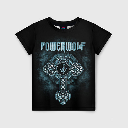 Детская футболка Powerwolf / 3D-принт – фото 1