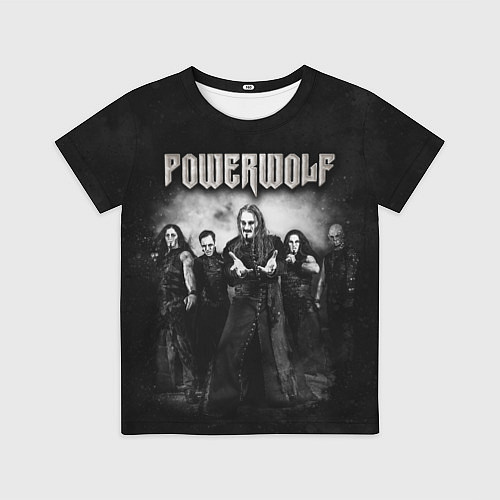 Детская футболка Powerwolf / 3D-принт – фото 1