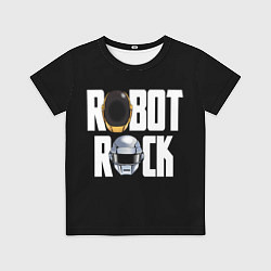 Футболка детская Robot Rock, цвет: 3D-принт
