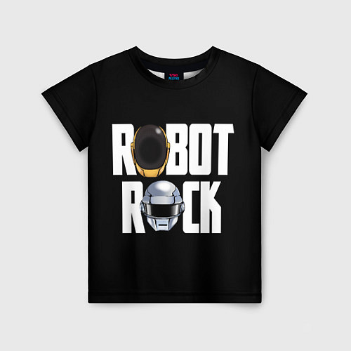 Детская футболка Robot Rock / 3D-принт – фото 1