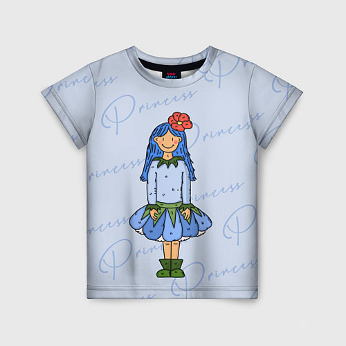 Детская футболка Принцесса Ежевичка / 3D-принт – фото 1