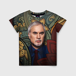 Футболка детская Меладзе Цветы Мандала, цвет: 3D-принт